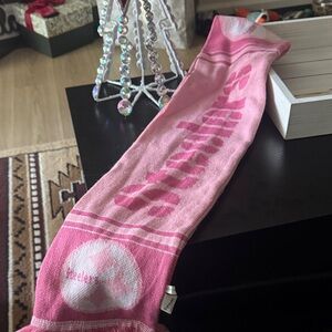 Pink and White Steelers Scarf